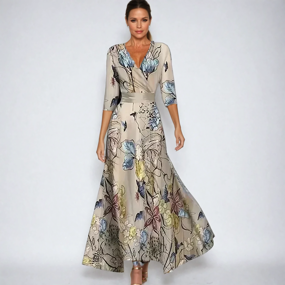 Emily | Stylish Floral Tie Dress