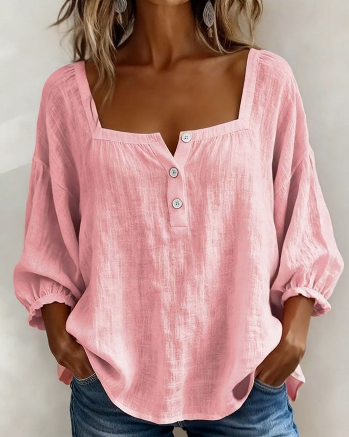 Elena | Elegant Ruffle Sleeve Blouse