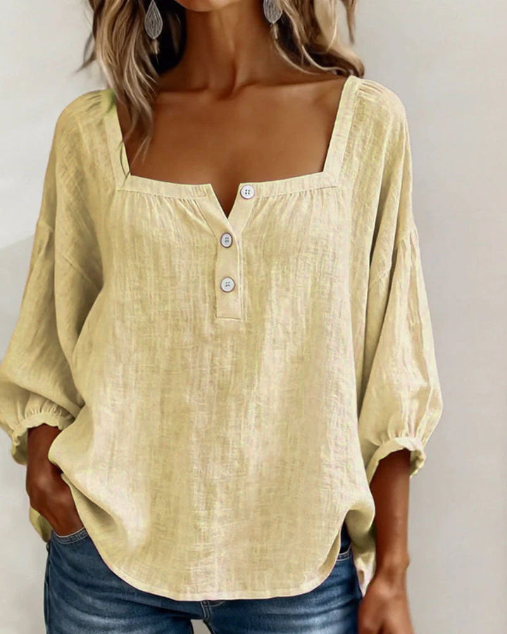 Elena | Elegant Ruffle Sleeve Blouse