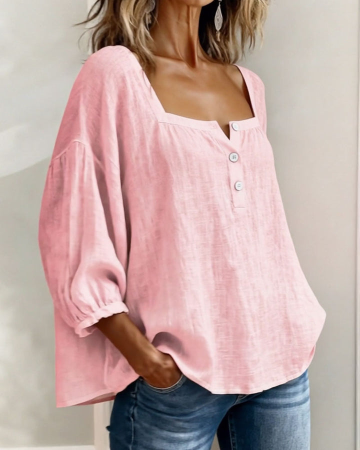 Elena | Elegant Ruffle Sleeve Blouse