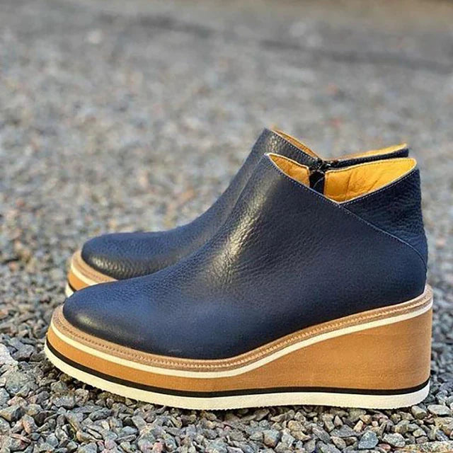 Xanthe – Wedge Ankle Boots
