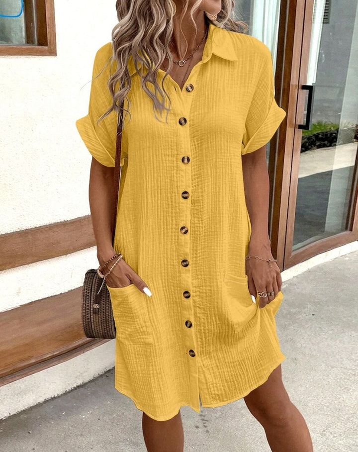 SAVANNAH™ – Cotton Everyday Shirt Dress