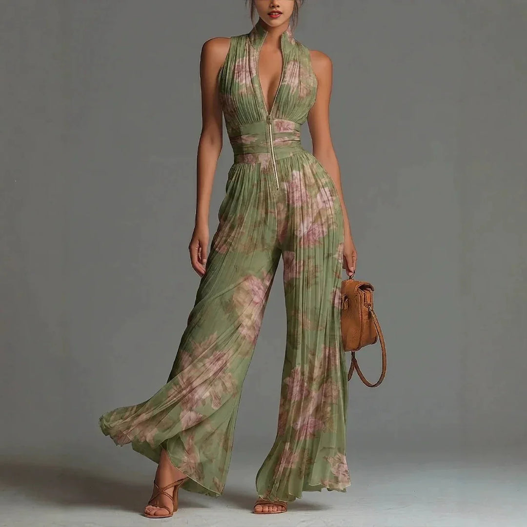 Isabel™ Elegant Floral Jumpsuit
