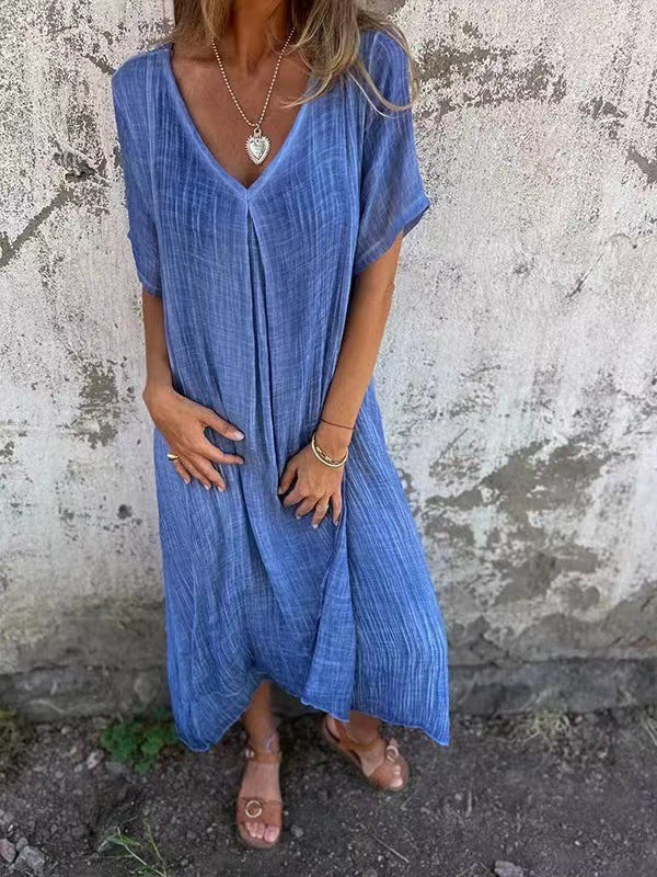 Diana – Comfortable V-Neck Dress