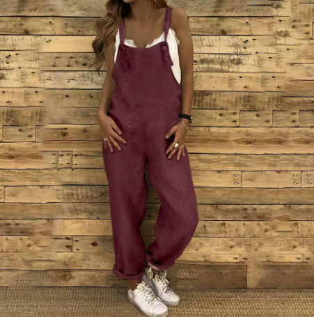 Lina™ Relaxed Denim Overalls