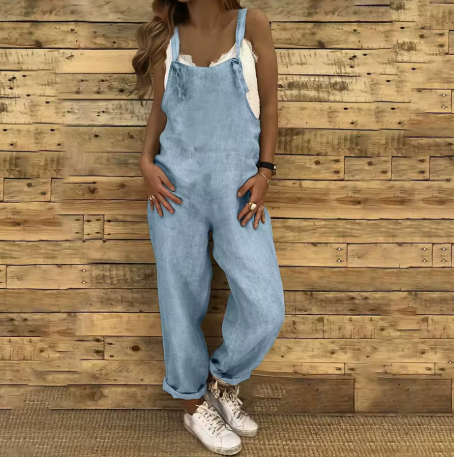 Lina™ Relaxed Denim Overalls