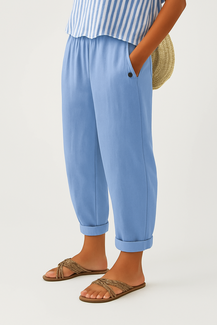 Timeless Linen-Cotton Trousers