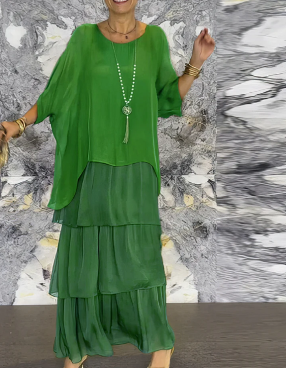 Elegant Flowing Maxi Dress