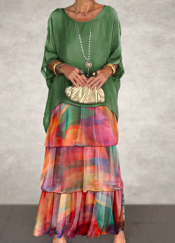 Elegant Flowing Maxi Dress