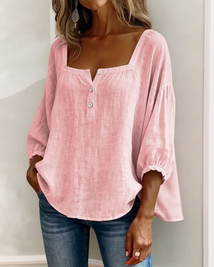 Elena | Elegant Ruffle Sleeve Blouse