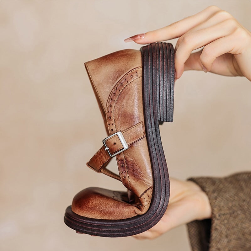 Verena | Elegant Spring Leather Shoes