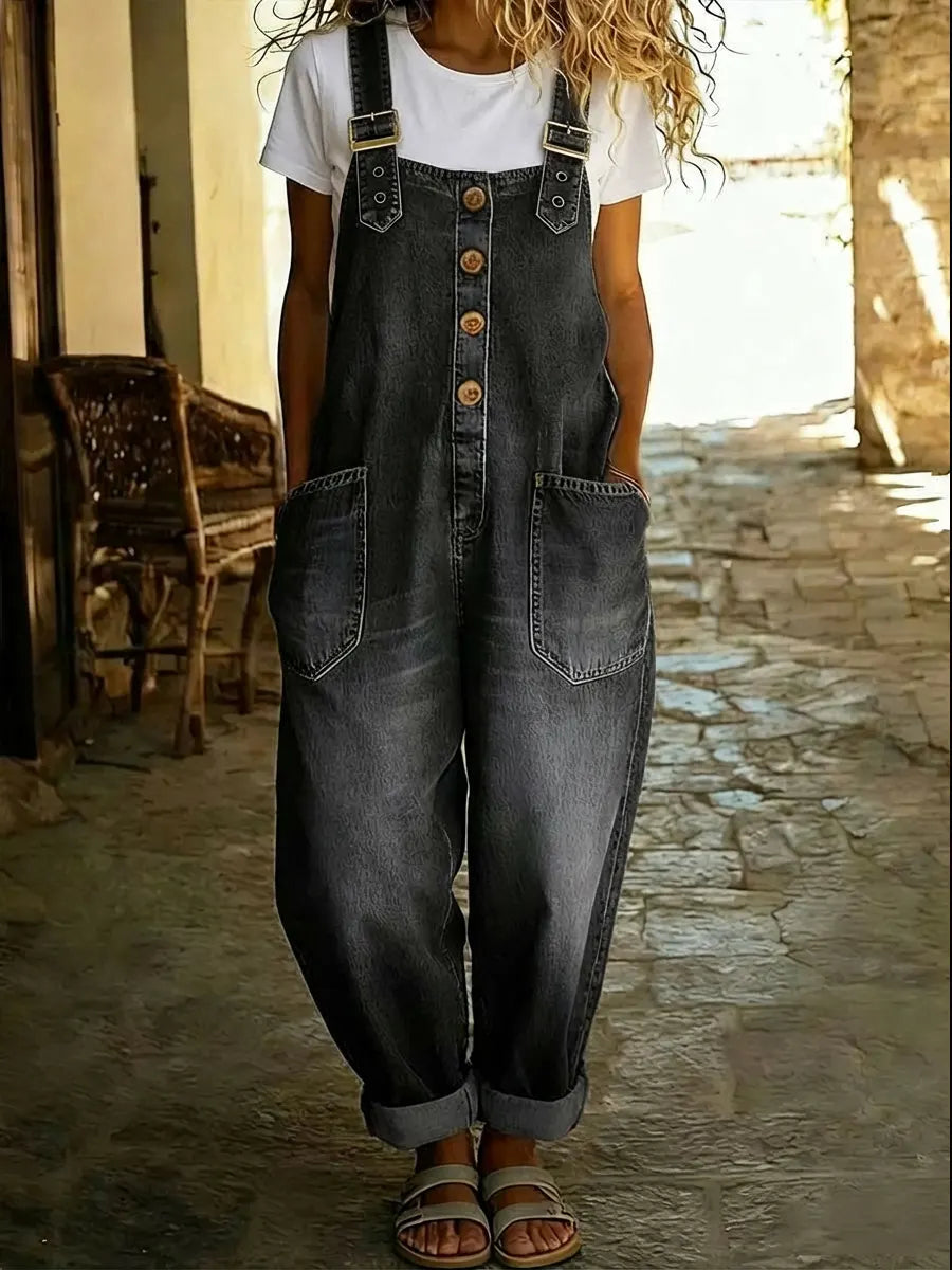 Lina | Vintage Denim Overalls