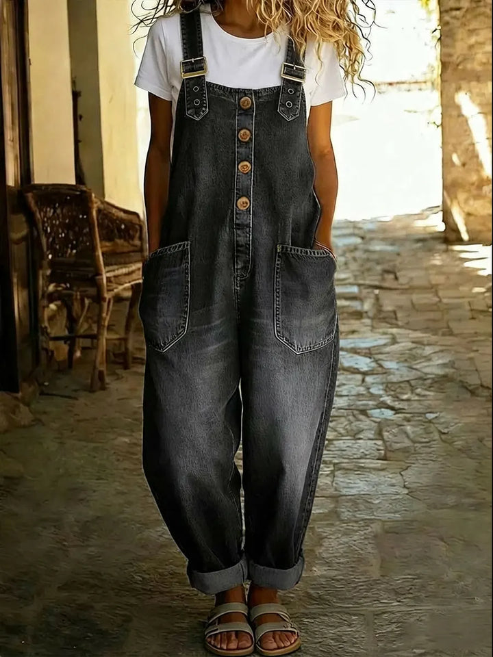 Lina | Vintage Denim Overalls