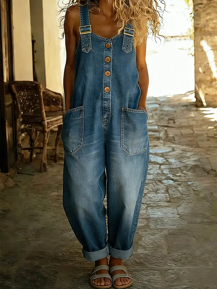 Lina | Vintage Denim Overalls