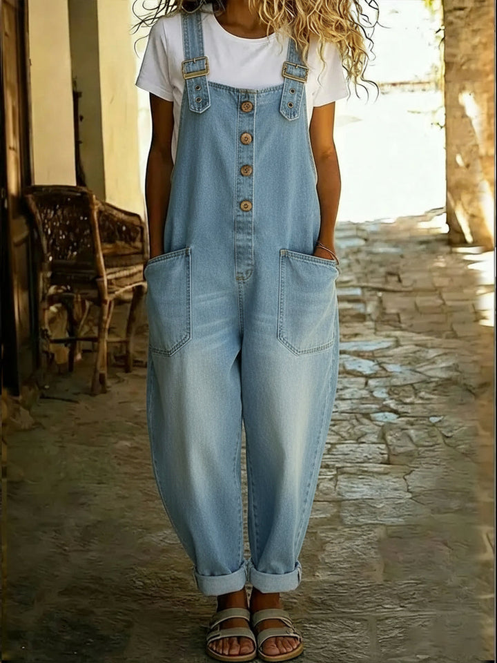Lina | Vintage Denim Overalls